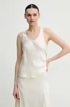 2NDDAY bluza Amalia femei, culoarea bej, neted, 2252137284 imagine