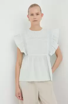 2NDDAY bluza din bumbac culoarea verde imagine