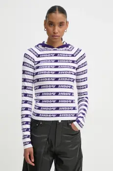 2NDDAY pulover Conner femei, culoarea alb, 2245342404 imagine