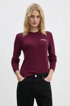 2NDDAY pulover din amestec de lana Lance TT femei, culoarea violet, light, 2245343408 imagine