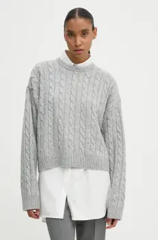 2NDDAY pulover din amestec de lana Quito femei, culoarea gri, 2245340456 imagine