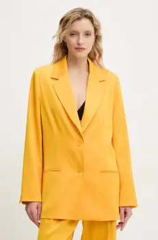 2NDDAY sacou Harru culoarea galben, oversize, uni, 2252115279 imagine