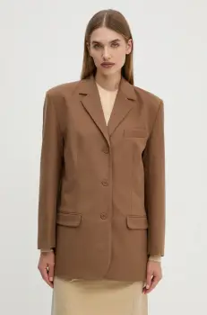 2NDDAY sacou Harry culoarea bej, un singur rand de nasturi, neted, 2245115120 imagine