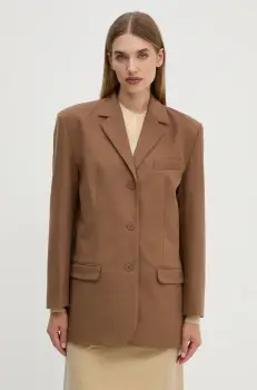 2NDDAY sacou Harry culoarea bej, un singur rand de nasturi, neted, 2245115120 imagine