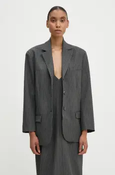 2NDDAY sacou Harry culoarea gri, un singur rand de nasturi, modelator, 2245115170 imagine