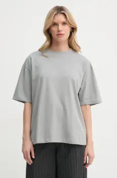 2NDDAY tricou din bumbac Arale femei, culoarea gri, 2251246315 imagine