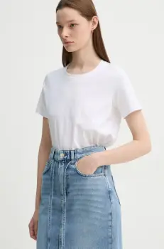 2NDDAY tricou din bumbac Frosty femei, culoarea alb, 2000243315 imagine