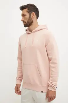 47 brand bluza MLB New York Yankees barbati, culoarea roz, cu gluga, neted, BB017PEMBRB627226DV imagine