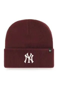 47 brand caciula MLB New York Yankees culoarea bordo, B-HYMKR17ACE-KMI imagine