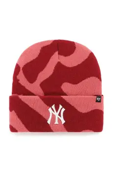 47 brand caciula MLB New York Yankees culoarea rosu, B-FRFMK17ACE-IR imagine