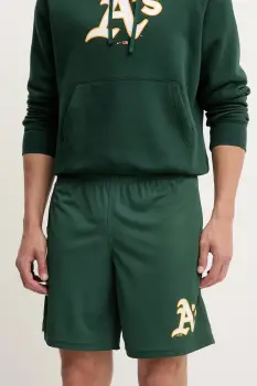 47 brand pantaloni scurti MLB Oakland Athletics culoarea verde, BB018PMXYEX657807DG imagine