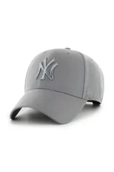 47 brand sapca de baseball din amestec de lana MLB New York Yankees culoarea gri, B-MVPSP17WBP-DYC imagine