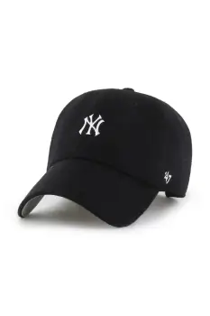 47 brand sapca de baseball din amestec de lana MLB New York Yankees culoarea negru, B-PBRCU17WIS-BK imagine