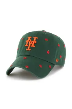 47 brand sapca de baseball din bumbac MLB New York Mets culoarea verde, B-CNFTI16GWS-DG imagine