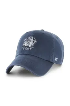 47 brand sapca de baseball din bumbac NCAA Georgetown Hoyas culoarea albastru marin, cu imprimeu, C-NLRGW1093GWS-NY imagine