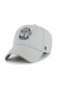 47 brand sapca de baseball din bumbac NCAA Georgetown Hoyas culoarea gri, cu imprimeu, C-MVP1093WBV-GY imagine