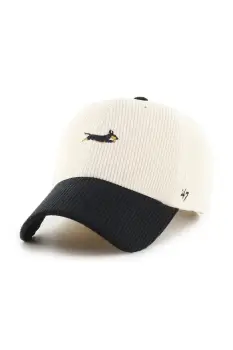 47 brand sapca de baseball din catifea Dog Cord Base Runner culoarea bej, XXD-TCBRT14EWS-NT imagine