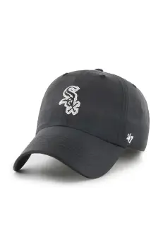 47 brand sapca MLB Chicago White Sox culoarea negru, cu imprimeu, B-BRRRC06BBU-BK imagine