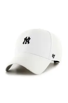 47 brand sapca MLB New York Yankees culoarea alb, cu imprimeu, B-BRMPS17WBP-WHA imagine