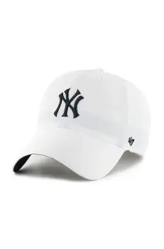47 brand sapca MLB New York Yankees culoarea alb, uni, B-BRRRC17BBU-WH imagine