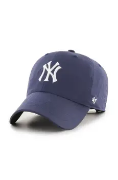47 brand sapca MLB New York Yankees culoarea bleumarin, uni, B-BRRRC17BBU-NYA imagine