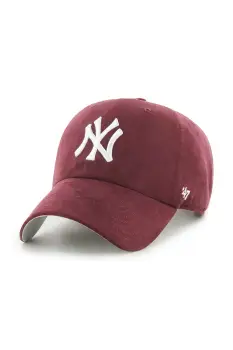 47 brand sapca MLB New York Yankees culoarea bordo, B-BPSDE17USS-KM imagine