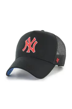 47 brand sapca MLB New York Yankees culoarea negru, B-BLPOM17GWP-BKA imagine