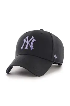 47 brand sapca MLB New York Yankees culoarea negru, cu imprimeu, B-ENLSP17CTP-BK imagine
