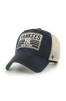 47 brand sapca MLB New York Yankees culoarea negru, cu imprimeu, B-FRSTK17BXP-VB imagine