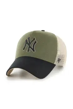 47 brand sapca MLB New York Yankees culoarea verde, B-BPTOM17CNP-SW imagine