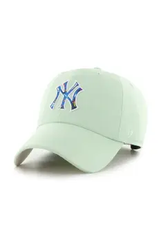 47 brand sapca MLB New York Yankees culoarea verde, B-DNSCU17CNS-B0 imagine