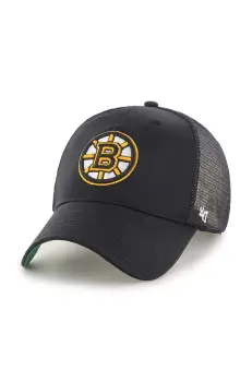 47 brand sapca NHL Boston Bruins culoarea negru, cu imprimeu, H-BRANS01CTP-BKB imagine