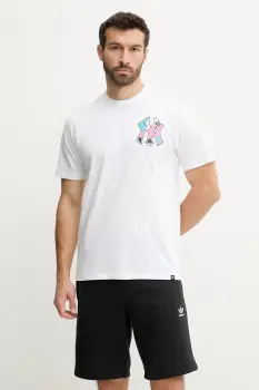 47 brand tricou din bumbac MLB New York Yankees culoarea alb, cu imprimeu, BB017TEMECH657667WW imagine