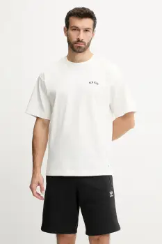 47 brand tricou din bumbac MLB New York Yankees culoarea bej, cu imprimeu, BB017TMOPWI637164SS imagine