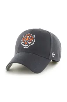 47brand sapca din amestec de lana MLB Detroit Tigers culoarea albastru marin, cu imprimeu imagine