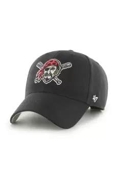 47brand sapca din amestec de lana MLB Pittsburgh Pirates culoarea negru, cu imprimeu imagine