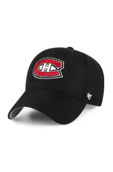47brand sapca Montreal Canadiens culoarea negru, cu imprimeu imagine