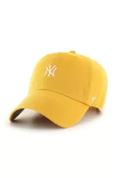 47brand sapca New York Yankees culoarea galben, cu imprimeu imagine
