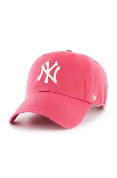 47brand sapca New York Yankees culoarea roz, cu imprimeu imagine