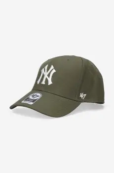47brand sapca New York Yankees culoarea verde, cu imprimeu imagine