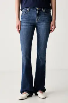7 FOR ALL MANKIND blugi bootcut pentru femei imagine