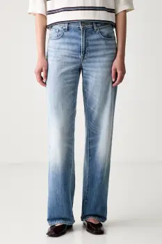 7 FOR ALL MANKIND blugi straight pentru femei imagine