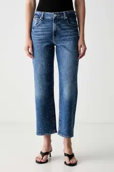 7 FOR ALL MANKIND blugi straight pentru femei imagine
