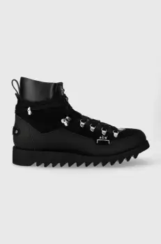A-COLD-WALL* pantofi de piele intoarsa ALPINE BOOT barbati, culoarea negru ACWUF093 imagine