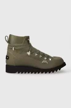 A-COLD-WALL* pantofi de piele intoarsa ALPINE BOOT barbati, culoarea verde ACWUF093 imagine