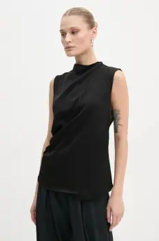 A.L.C. bluza Amira femei, culoarea negru, neted, 5TOPS01684 imagine