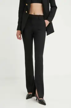 A.L.C. pantaloni Carson femei, culoarea negru, mulata, high waist, 2CPAN00766 imagine