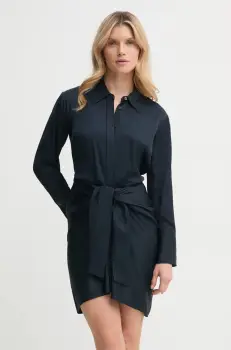 A.L.C. rochie culoarea albastru marin, mini, mulata, 6DRES02524 imagine