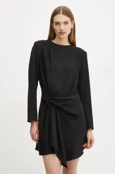 A.L.C. rochie Kay culoarea negru, mini, drept, 6DRES02456 imagine