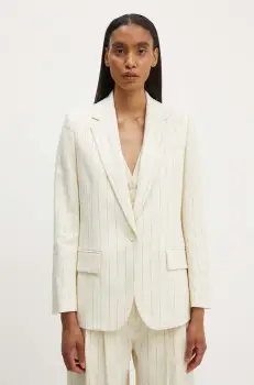 A.L.C. sacou Mavis III culoarea bej, un singur rand de nasturi, modelator, 1JAKT00861 imagine